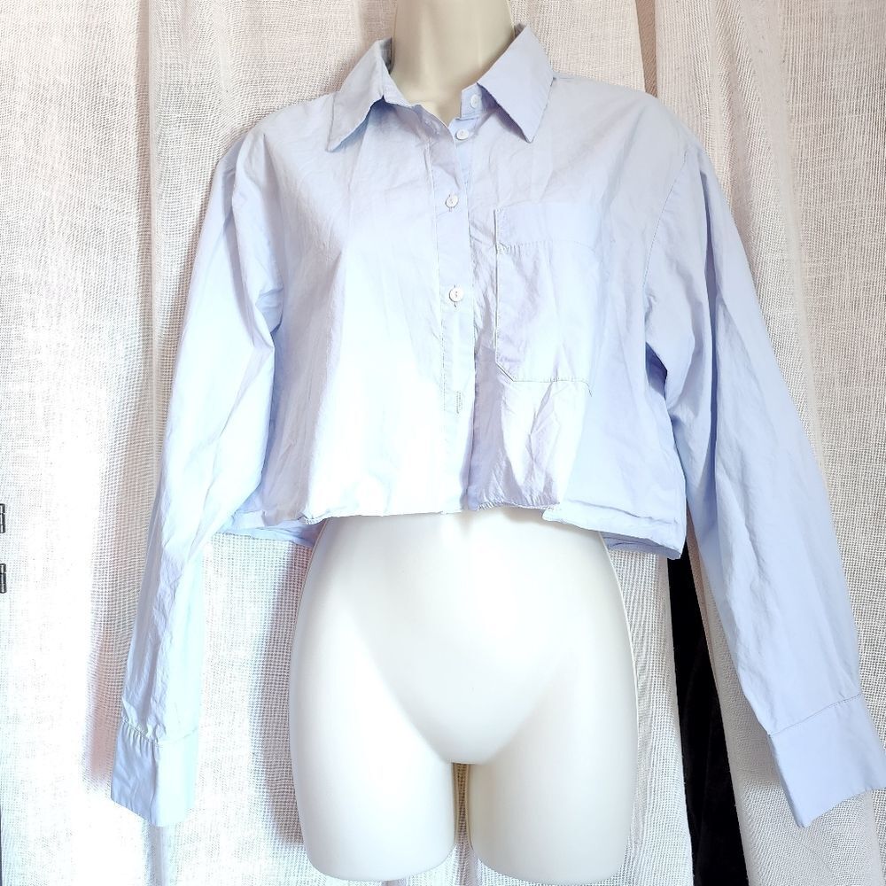 Olivaceous Light Blue Button Down Shirt